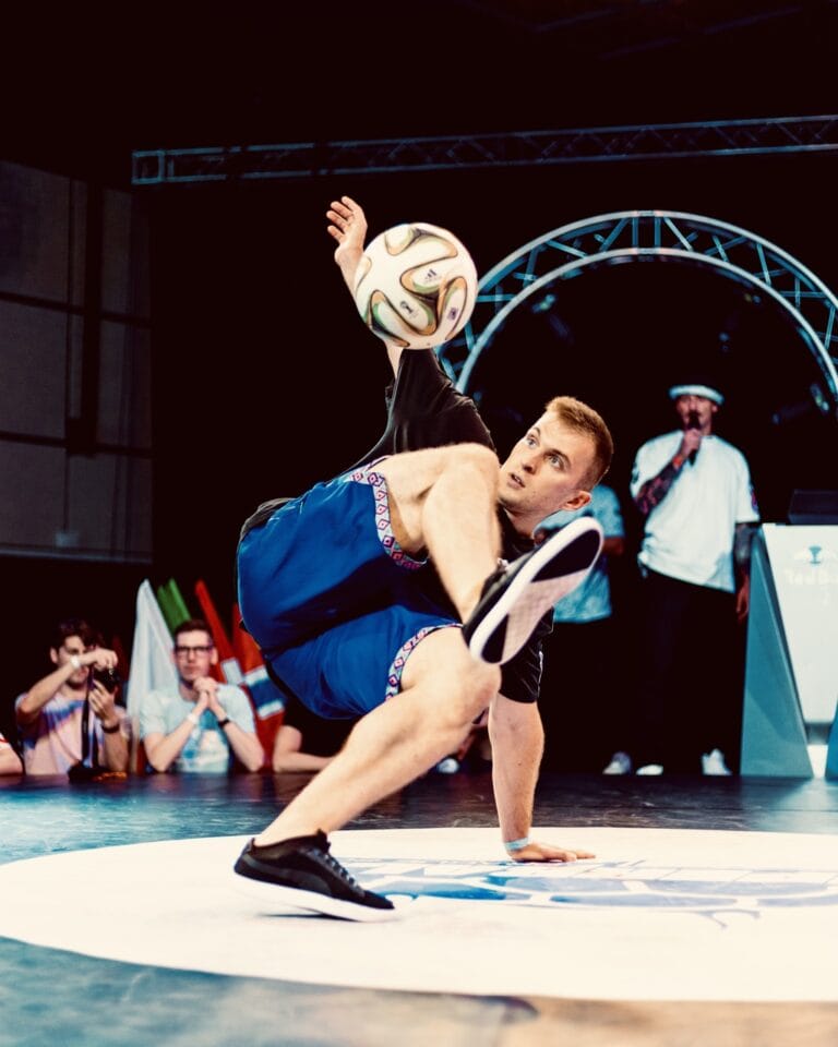 piłkarska żonglerka